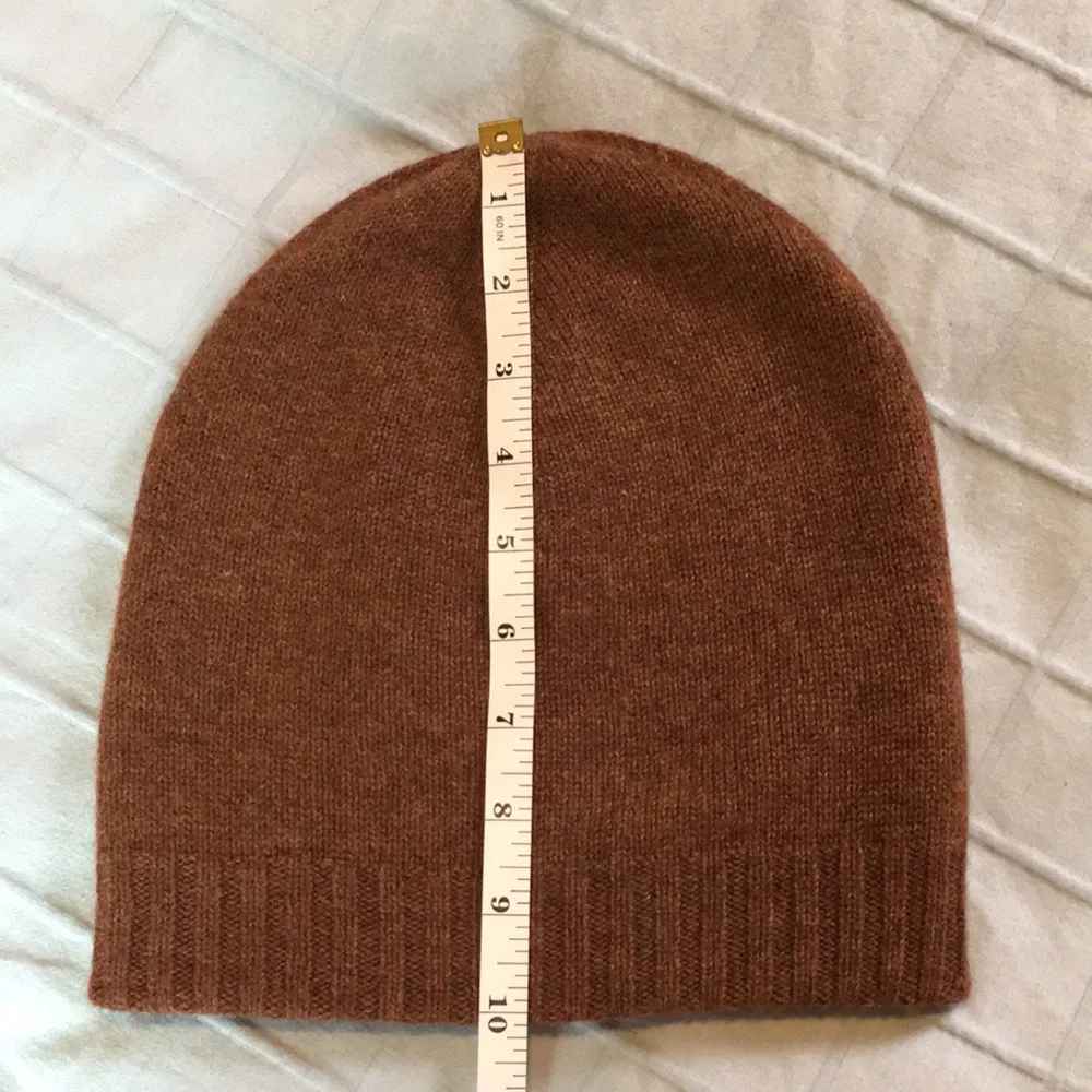 100% Cashmere Knit Beanie Reversible by St. Bernard